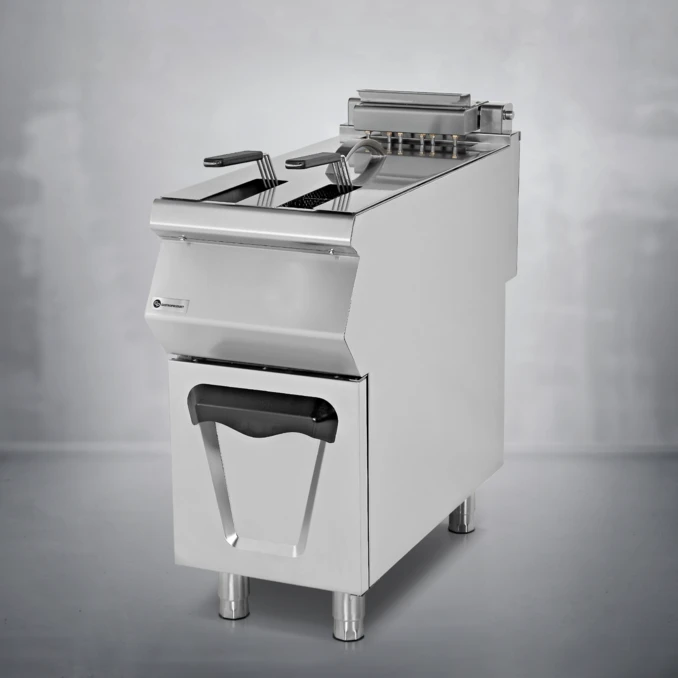 Frytownica gazowa na podstawie zamkniętej z 2 koszami | TIGER 700 | PREMIUM
