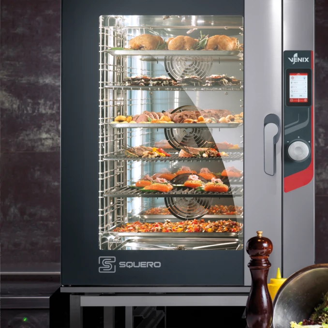 Piec piekarniczy elektryczny GP | VENIX – 10 x Blachy 400x600 mm SQUERO TOUCH | NORMAL