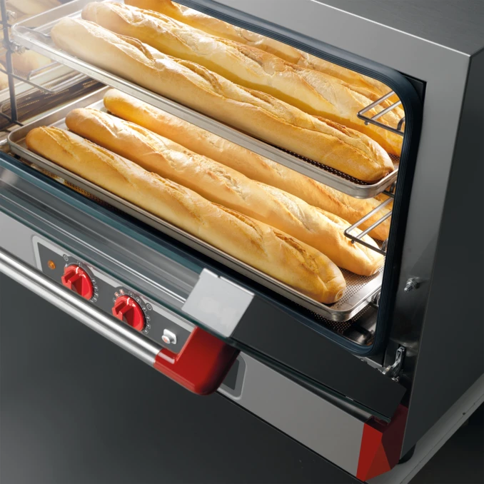 Piec Piekarniczy konwekcyjny z nawilżaniem GP | Venix - 4 x blachy 400x600mm | MANUAL | 400V