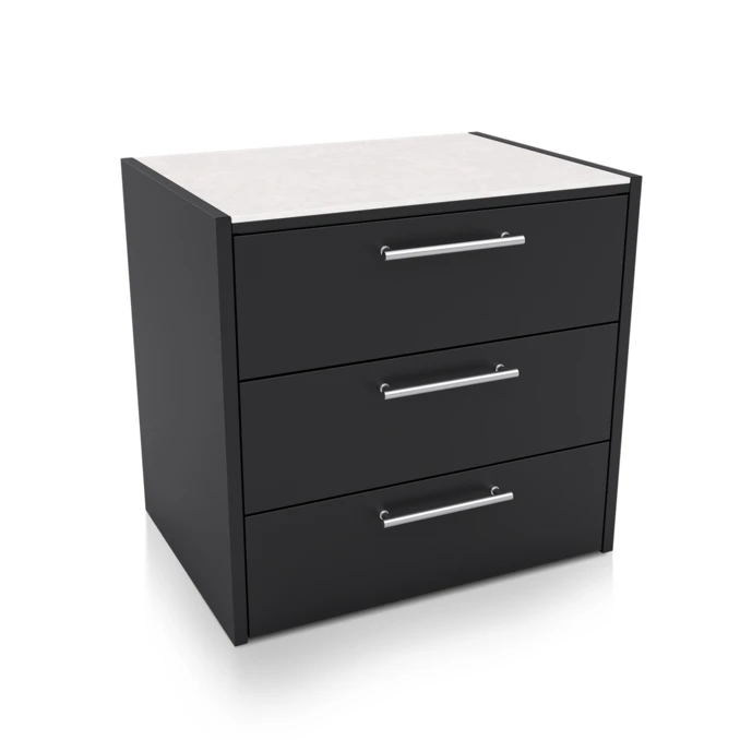 FONTANA | Kuchnia ogrodowa | Szafka 90 | Neolit Pietra di Luna | Inox | ELYSIA