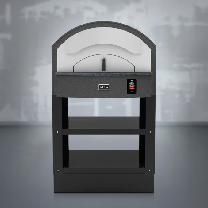 Piec do pizzy elektryczny | ALFA Forni ZENO 4 PIZZE | 500°C - SILVER GREY