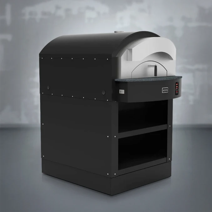 Piec do pizzy elektryczny | ALFA Forni ZENO 6 PIZZE | 500°C - BLACK