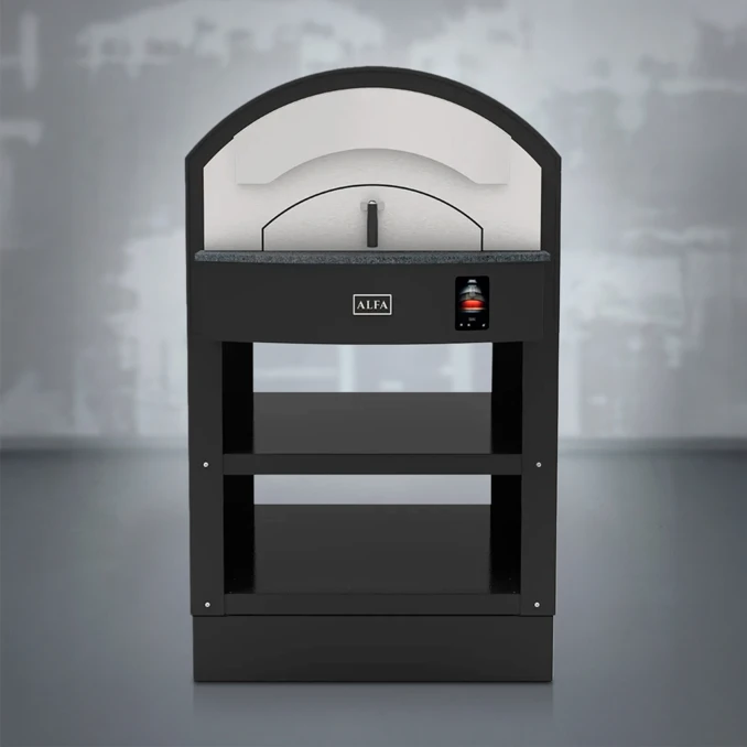 Piec do pizzy elektryczny | ALFA Forni ZENO 6 PIZZE | 500°C - BLACK