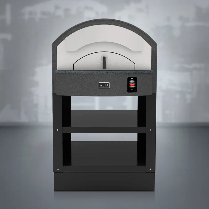 Piec do pizzy elektryczny | ALFA Forni ZENO 6 PIZZE | 500°C - SILVER GREY