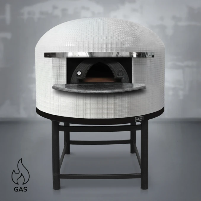 Piec do pizzy gazowy | NAPOLI M90 – 3 szt. Ø 33 cm | ALFA FORNI – STANDARD | WHITE