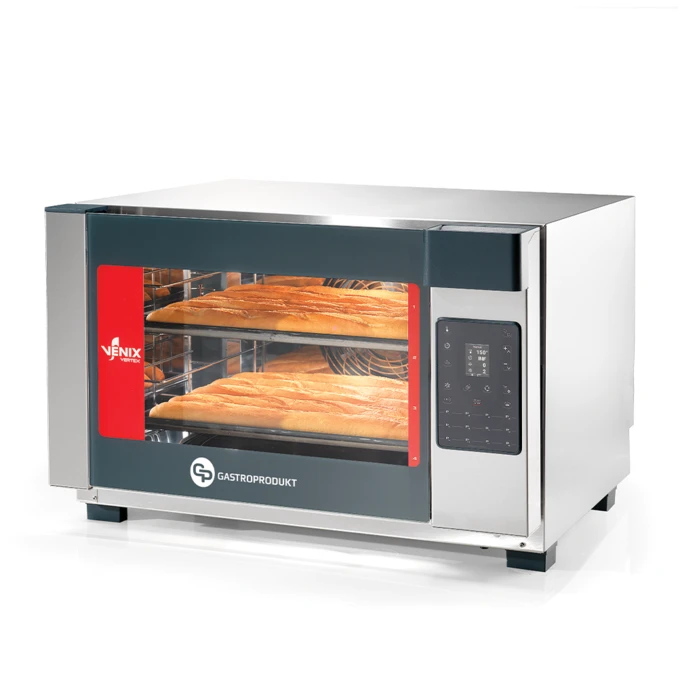 Piec konwekcyjny gastronomiczny VENIX Vertex DIGITAL 4 blachy 600×400 | z systemem myjącym | PREMIUM