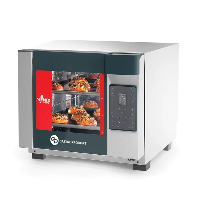 Piec konwekcyjny gastronomiczny VENIX Vertex DIGITAL 4 blachy 460×340 | z systemem myjącym | PREMIUM