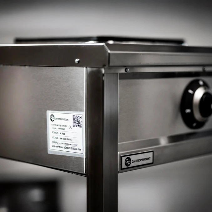 Taboret elektryczny gastronomiczny Pantola Elettrico - 600x600x510(h)mm