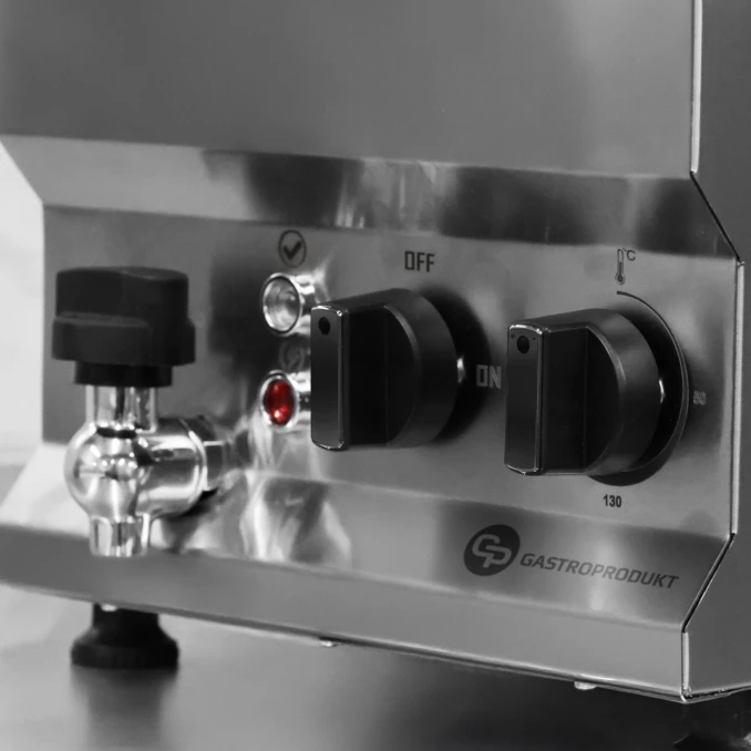 Frytownica gastronomiczna elektryczna z kranem 10l | FRITTA PRO | PREMIUM