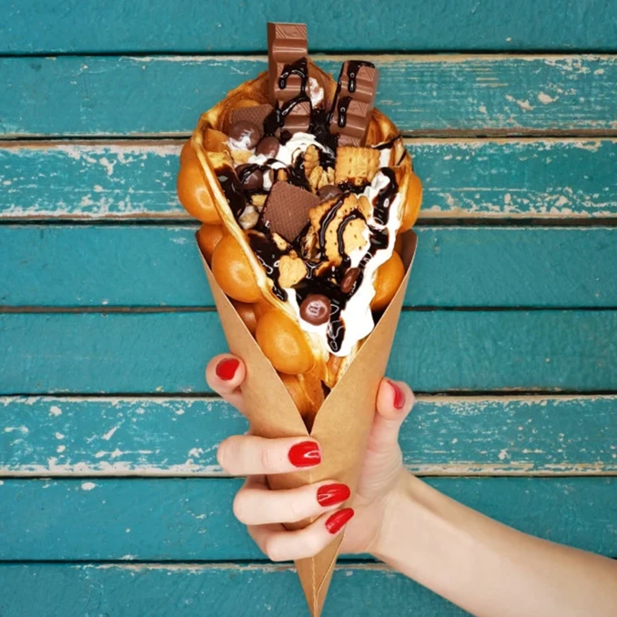 Gofrownica bąbelkowa BUBBLE WAFFLE Gastronomiczna | GP.WF6 - PREMIUM