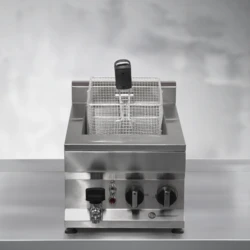 Frytownica gastronomiczna elektryczna z kranem 10l | FRITTA PRO | PREMIUM
